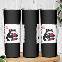 Grumpy Frog Norway Soccer Fan Skinny Tumbler Japanese Style Match Day