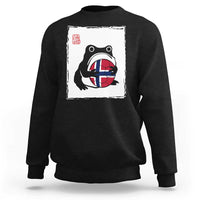Grumpy Frog Norway Soccer Fan Sweatshirt Japanese Style Match Day