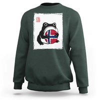 Grumpy Frog Norway Soccer Fan Sweatshirt Japanese Style Match Day