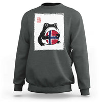Grumpy Frog Norway Soccer Fan Sweatshirt Japanese Style Match Day