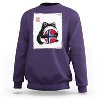 Grumpy Frog Norway Soccer Fan Sweatshirt Japanese Style Match Day