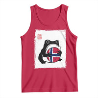 Grumpy Frog Norway Soccer Fan Tank Top Japanese Style Match Day