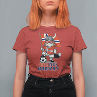 Ro Ro Norway T Shirt For Women Norwegian Pride Cat Lover Norway Flag Gift