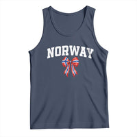 Norwegian Girl Coquette Bow Tank Top Norway Flag Pride Gift