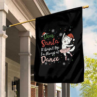 Funny Christmas Ballet Cat Lover Garden Flag Dear Santa It Was Not Me - Wonder Print Shop