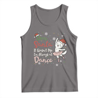 Funny Christmas Ballet Cat Lover Tank Top Dear Santa It Was Not Me - Wonder Print Shop