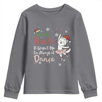 Funny Christmas Ballet Cat Lover Youth Sweatshirt Dear Santa It Was Not Me - Wonder Print Shop