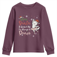 Funny Christmas Ballet Cat Lover Youth Sweatshirt Dear Santa It Was Not Me - Wonder Print Shop