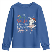 Funny Christmas Ballet Cat Lover Youth Sweatshirt Dear Santa It Was Not Me - Wonder Print Shop