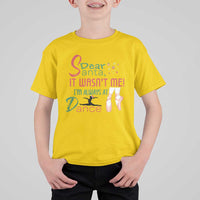 Funny Christmas Ballet Dancer Gift T Shirt For Kid Dear Santa It Was Not Me - Wonder Print Shop