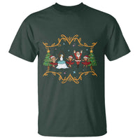 Ballet Lover Christmas T Shirt Funny Gingerbread Santa Snowman Dance - Wonder Print Shop