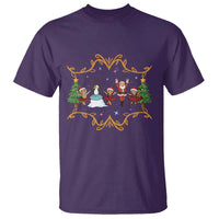 Ballet Lover Christmas T Shirt Funny Gingerbread Santa Snowman Dance - Wonder Print Shop