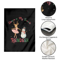 Christmas Ballet Reindeer Garden Flag Dancer Is My Favorite Reindeer Gift - Wonder Print Shop