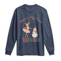 Christmas Ballet Reindeer Long Sleeve Shirt Dancer Is My Favorite Reindeer Gift - Wonder Print Shop