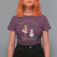 Christmas Ballet Reindeer T Shirt For Women Dancer Is My Favorite Reindeer Gift - Wonder Print Shop