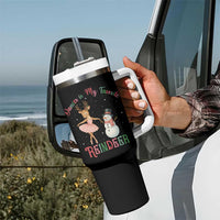 Christmas Ballet Reindeer Tumbler With Handle Dancer Is My Favorite Reindeer Gift