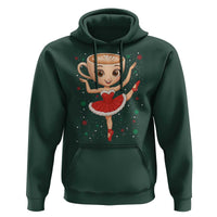 Funny Christmas Hoodie Ballerina Cappuccino Brainrot Meme Gift - Wonder Print Shop