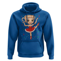 Funny Christmas Hoodie Ballerina Cappuccino Brainrot Meme Gift - Wonder Print Shop