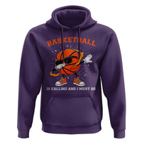 Funny Dabbing Basketball Is Calling And I Must Go Hoodie Gift For Player - Wonder Print Shop