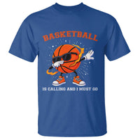 Funny Dabbing Basketball Is Calling And I Must Go T Shirt Gift For Player - Wonder Print Shop