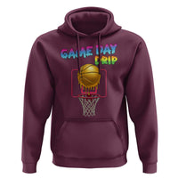 Game Day Drip Hoodie Funny Basketball Lover Street Style Design - Wonder Print Shop