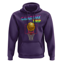 Game Day Drip Hoodie Funny Basketball Lover Street Style Design - Wonder Print Shop