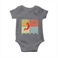 Hoops Life Baby Onesie Retro Basketball Dunk Silhouette - Wonder Print Shop