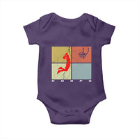 Hoops Life Baby Onesie Retro Basketball Dunk Silhouette - Wonder Print Shop