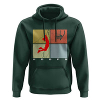 Hoops Life Hoodie Retro Basketball Dunk Silhouette - Wonder Print Shop