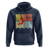 Hoops Life Hoodie Retro Basketball Dunk Silhouette - Wonder Print Shop