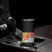 Hoops Life Skinny Tumbler Retro Basketball Dunk Silhouette