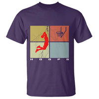 Hoops Life T Shirt Retro Basketball Dunk Silhouette - Wonder Print Shop