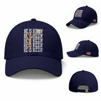 Christian Basketball Lover Baseball Cap He Is Rizzin Funny Gift