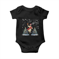 He Is Rizzin Baby Onesie Funny Christmas Slam Dunk Basketball Gift - Wonder Print Shop
