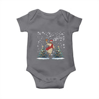 He Is Rizzin Baby Onesie Funny Christmas Slam Dunk Basketball Gift - Wonder Print Shop