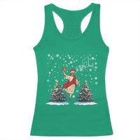 He Is Rizzin Racerback Tank Top Funny Christmas Slam Dunk Basketball Gift - Wonder Print Shop