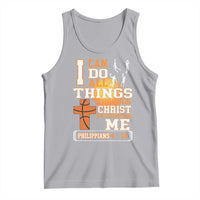 Christian Basketball Tank Top I Can Do All Things Through Christ Bible Verse - Wonder Print Shop