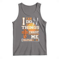 Christian Basketball Tank Top I Can Do All Things Through Christ Bible Verse - Wonder Print Shop