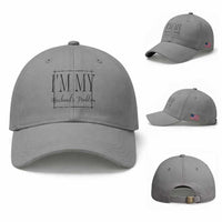 Funny Im My Husbands Problem Wife Baseball Cap Marriage Couple Gift