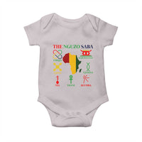 Nguzo Saba Seven Principles Baby Onesie Festival Of Lights African Heritage Gift - Wonder Print Shop