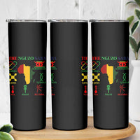 Nguzo Saba Seven Principles Skinny Tumbler Festival Of Lights African Heritage Gift - Wonder Print Shop