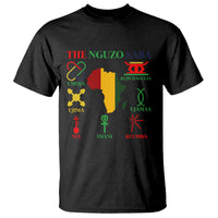 Nguzo Saba Seven Principles T Shirt Festival Of Lights African Heritage Gift - Wonder Print Shop