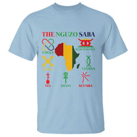 Nguzo Saba Seven Principles T Shirt Festival Of Lights African Heritage Gift - Wonder Print Shop