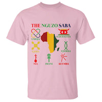 Nguzo Saba Seven Principles T Shirt Festival Of Lights African Heritage Gift - Wonder Print Shop