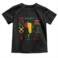 Nguzo Saba Seven Principles Toddler T Shirt Festival Of Lights African Heritage Gift - Wonder Print Shop