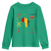 Nguzo Saba Seven Principles Youth Sweatshirt Festival Of Lights African Heritage Gift - Wonder Print Shop