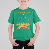 7 Principles Of Kwanzaa T Shirt For Kid Festival Of Lights African Heritage Gift - Wonder Print Shop