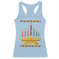 7 Principles Of Kwanzaa Racerback Tank Top Festival Of Lights African Heritage Gift - Wonder Print Shop