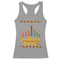 7 Principles Of Kwanzaa Racerback Tank Top Festival Of Lights African Heritage Gift - Wonder Print Shop