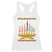 7 Principles Of Kwanzaa Racerback Tank Top Festival Of Lights African Heritage Gift - Wonder Print Shop